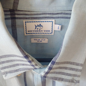 Southern Tide Linen Shirt - Large